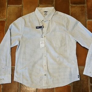 White IZOD Casual Button Down Shirt